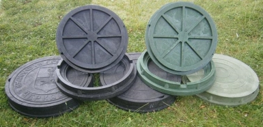 Rubber sewer manholes